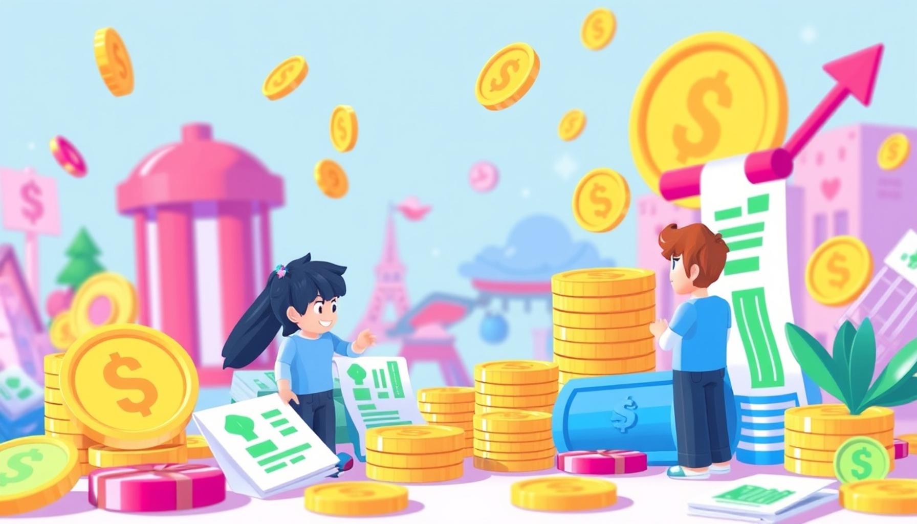 L&rsquo;impact de l&rsquo;économie virtuelle de Roblox sur le développement des compétences financières chez les jeunes